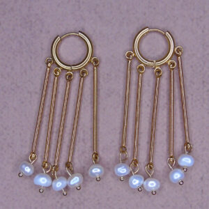 Théodora : boucles d’oreille d’inspiration byzantine