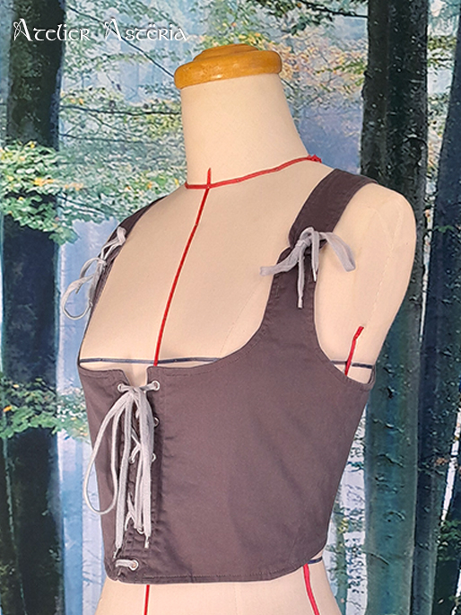 Burn : corselet lacé inspiration historique – Image 8