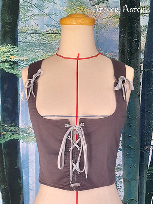 Burn : corselet lacé inspiration historique – Image 7