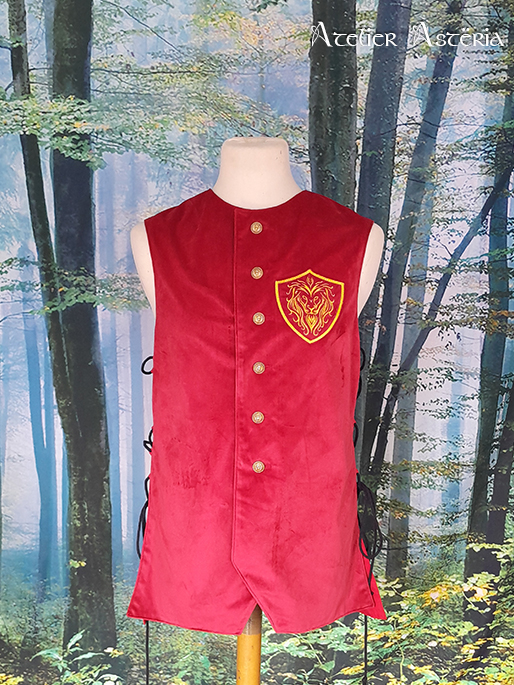 Odin : Gilet homme fantasy animal brodé