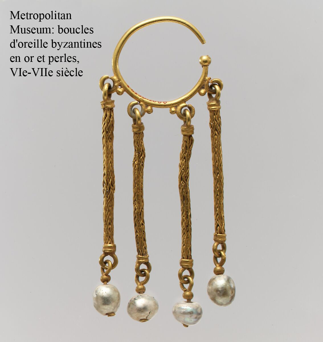 Théodora : boucles d’oreille d’inspiration byzantine – Image 3