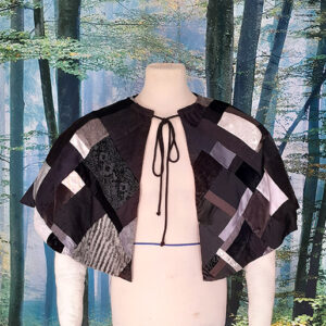 Horizons lointains : cape en patchwork
