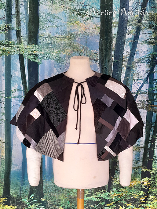 Horizons lointains : cape en patchwork