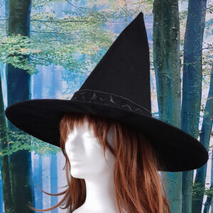 Morticia : chapeau de sorcière chauve-souris