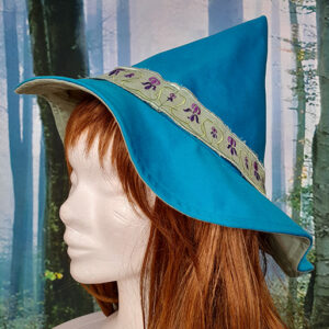 Viviane : chapeau de sorcière iris
