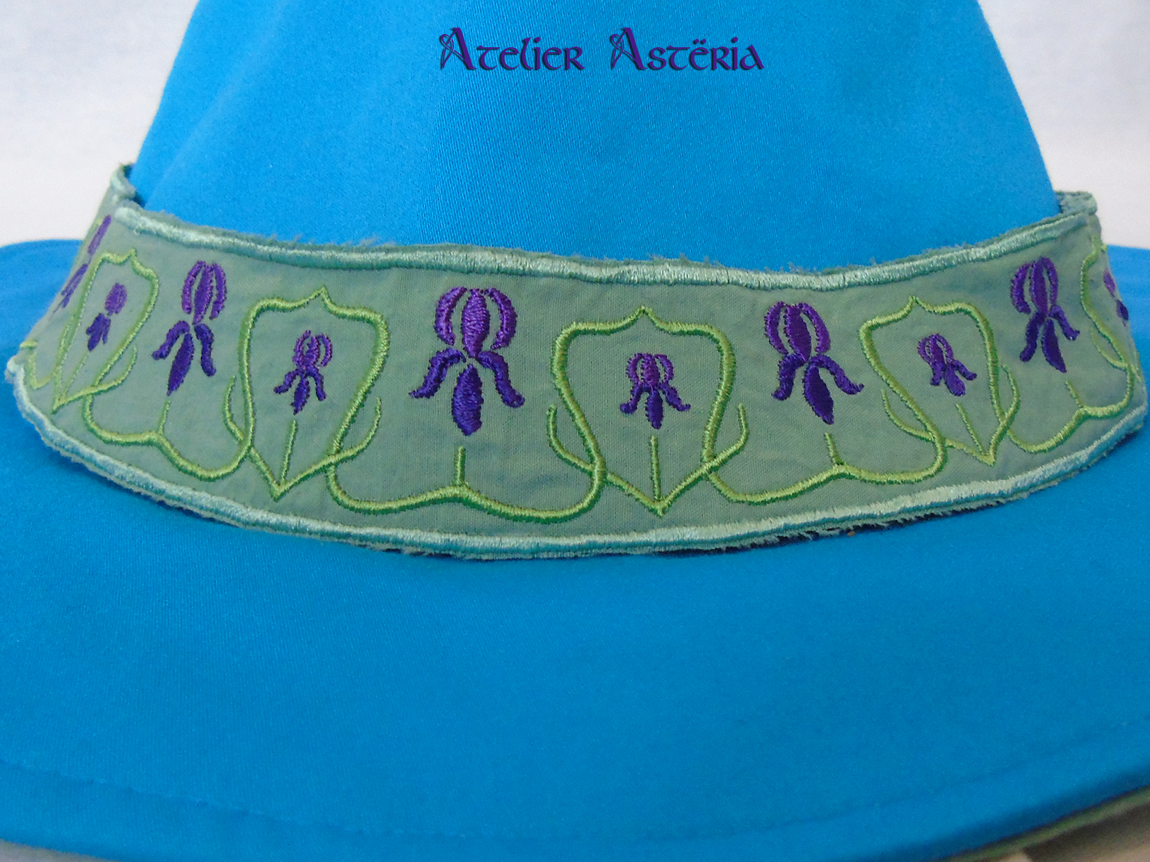 Viviane : chapeau de sorcière iris – Image 3