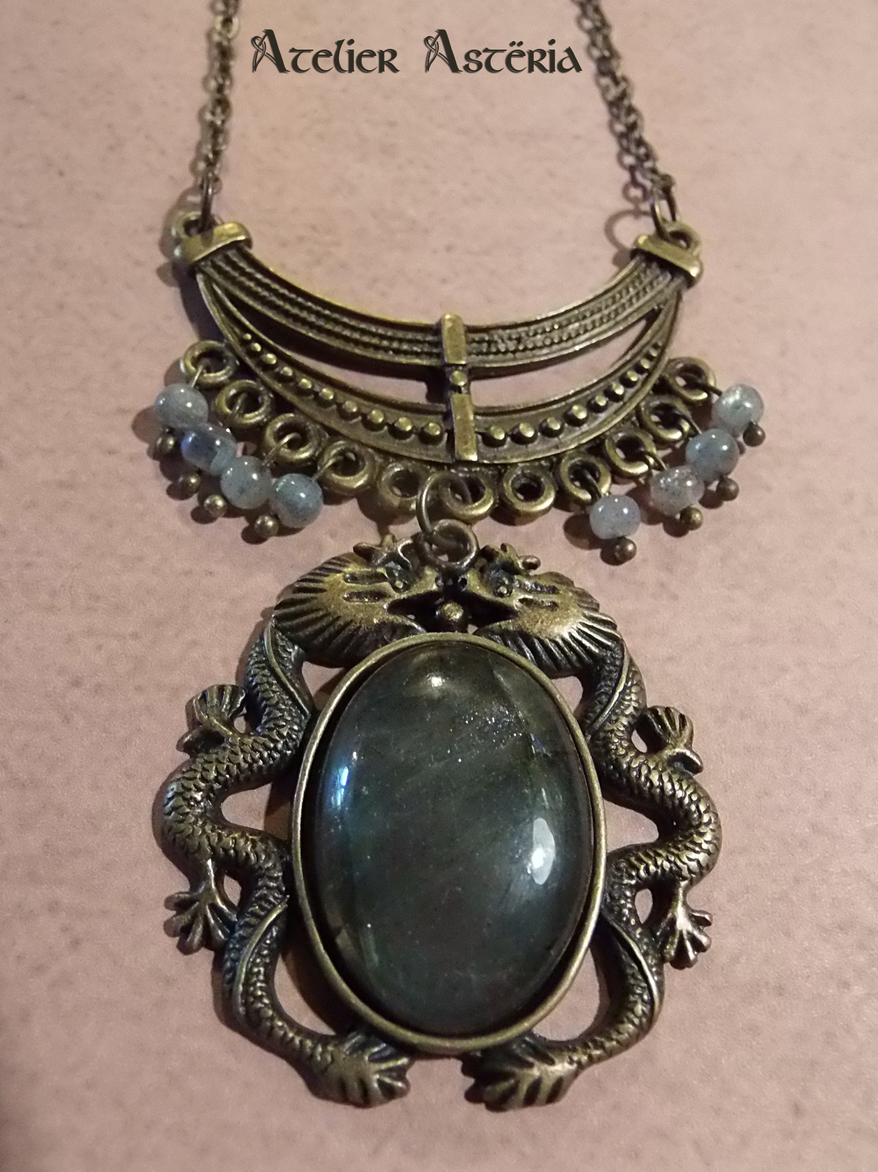 Ao Jun : collier inspiration dragon asiatique